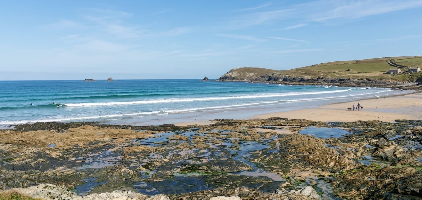 Constantine Bay in North Cornwall