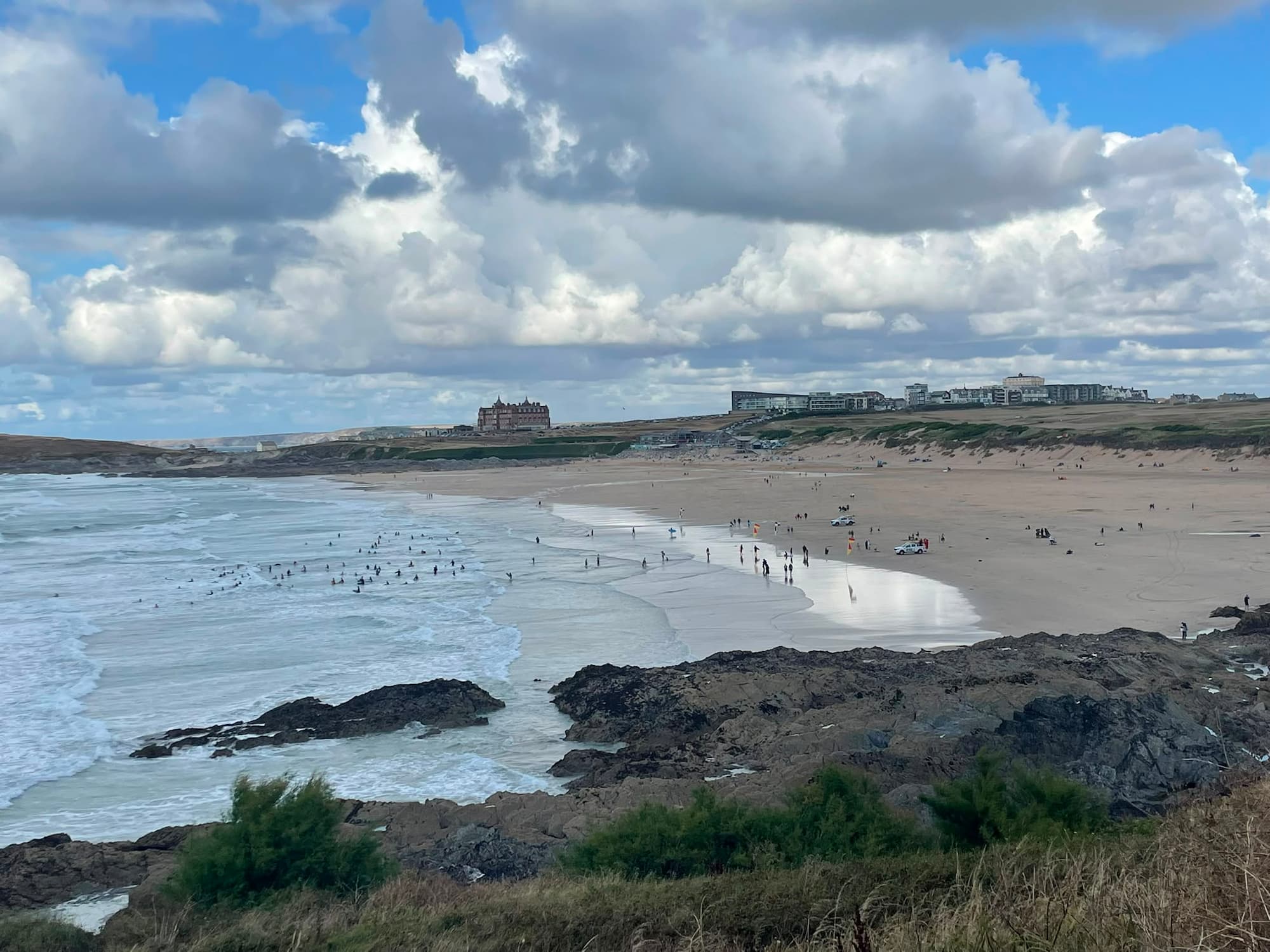 The Atlantic at Fistral Beach near Newquay