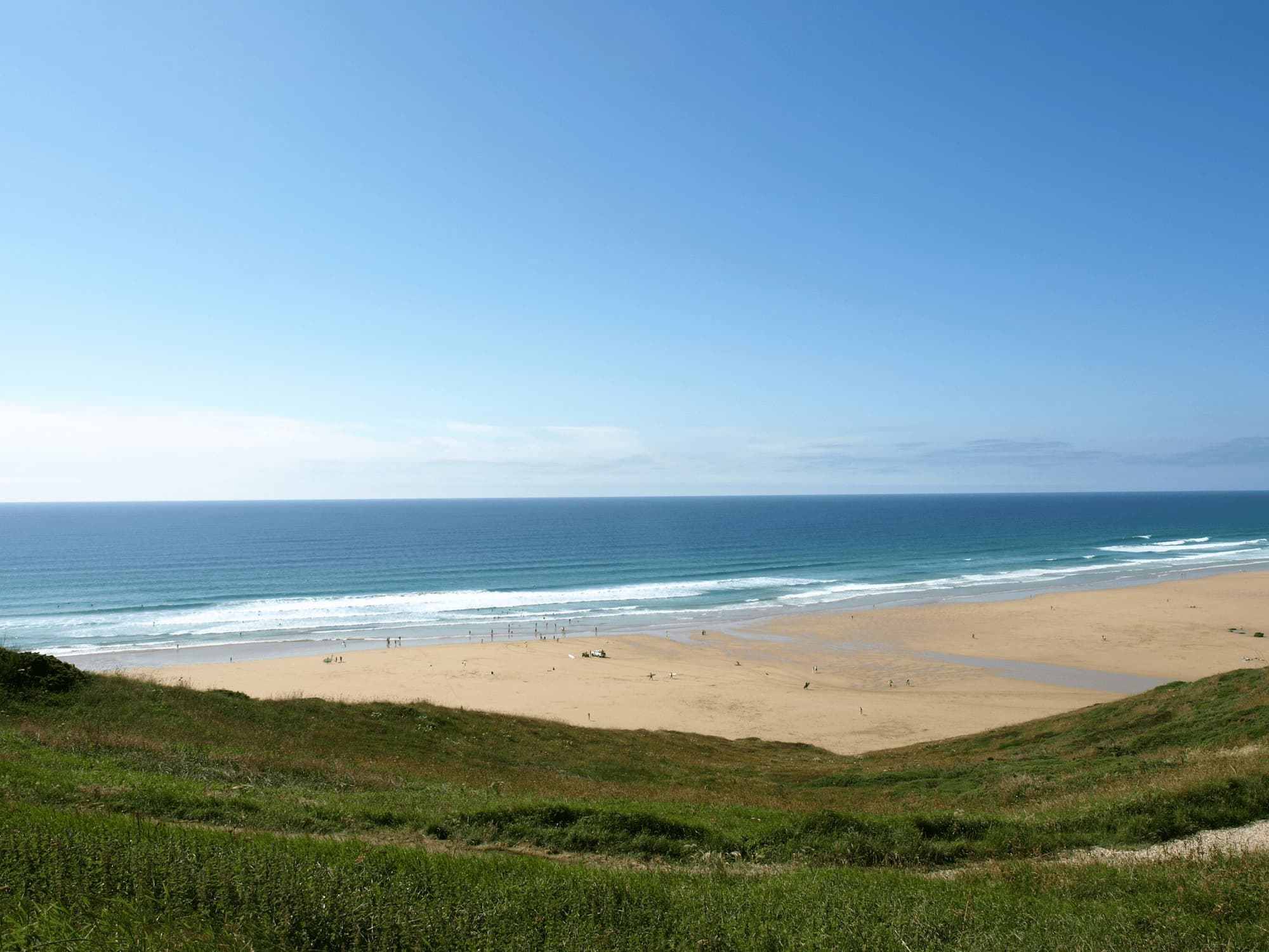 Watergate Bay in North Cornwall