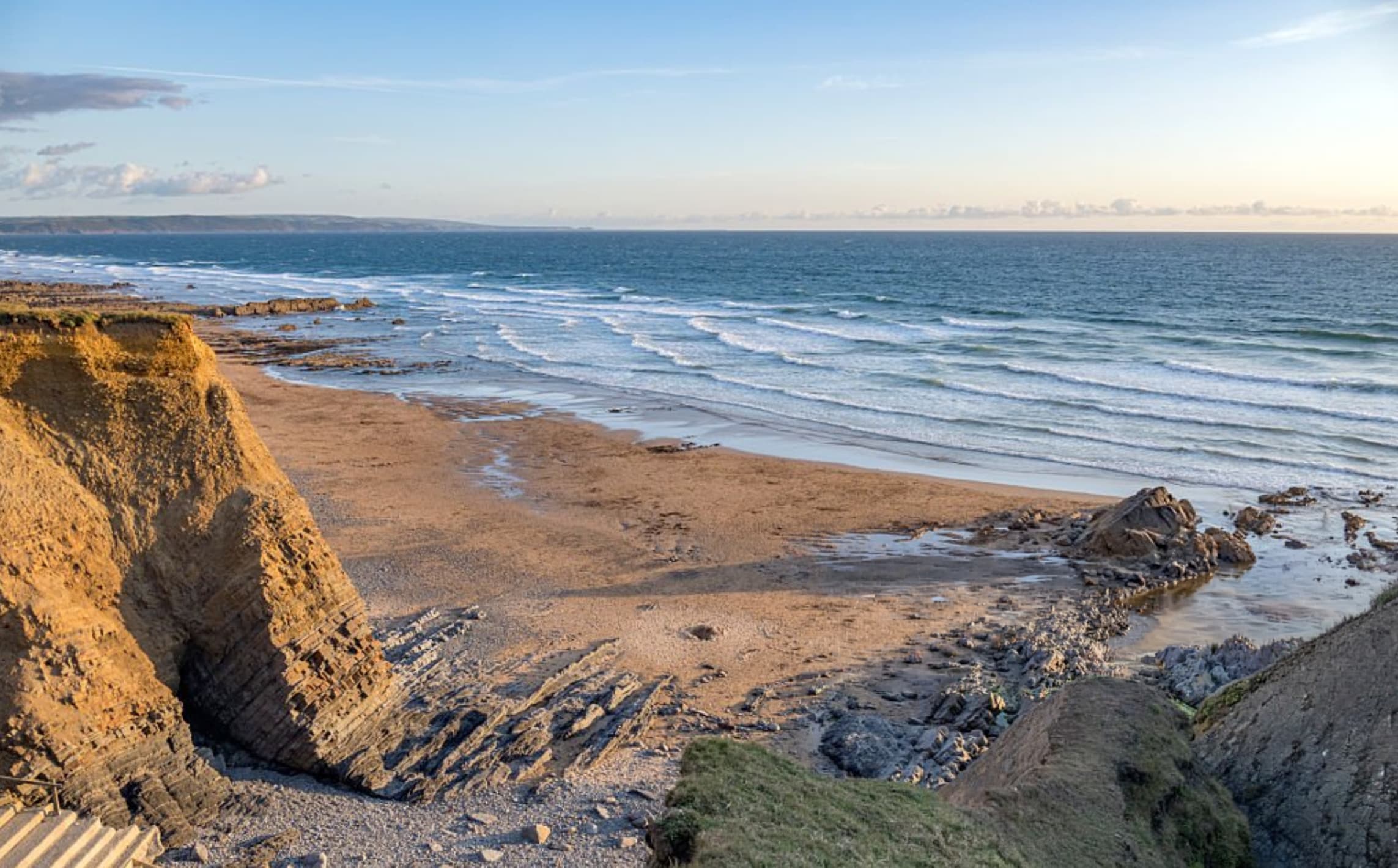Sandymouth in North Devon