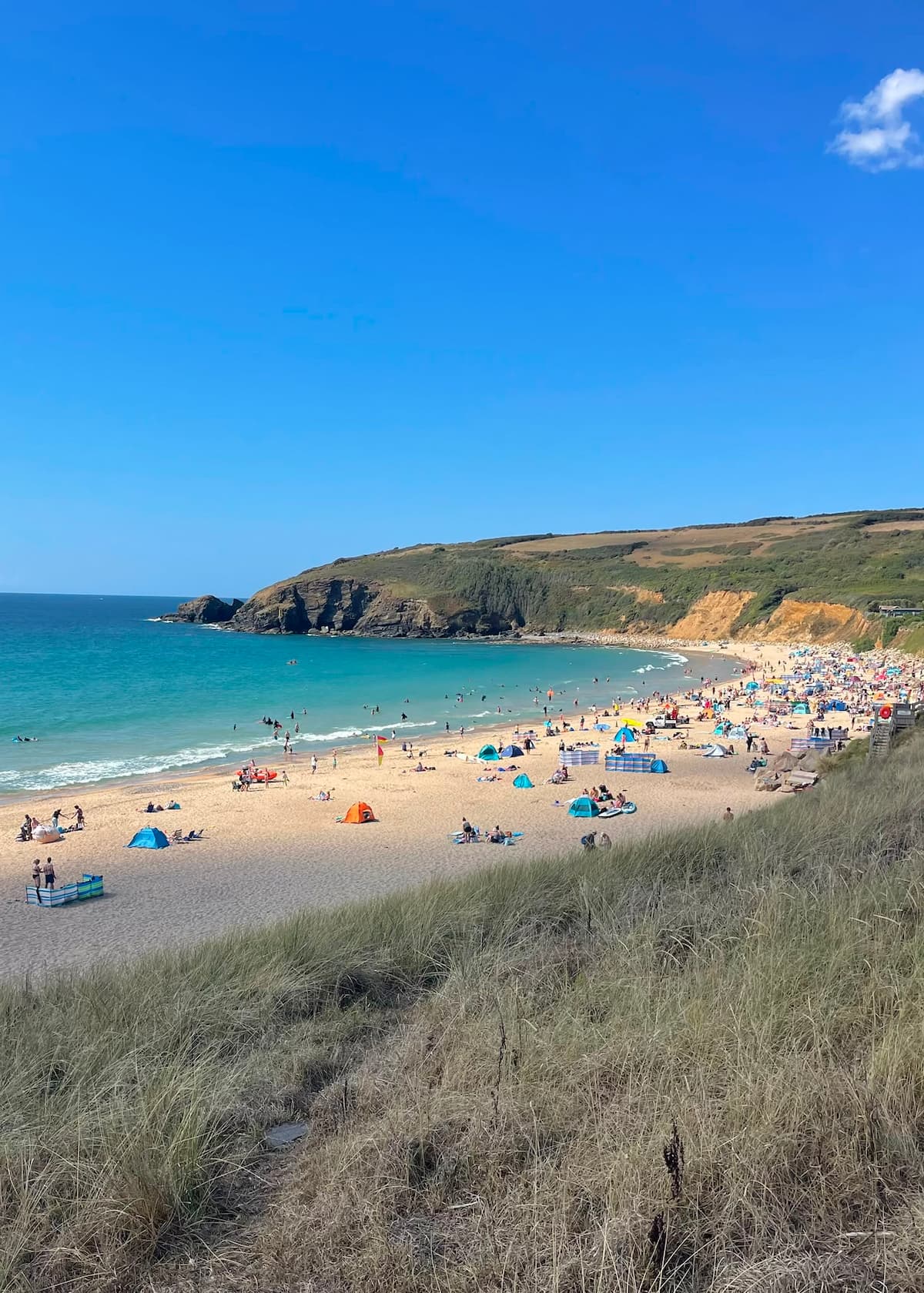 Praa Sands in South Cornwall