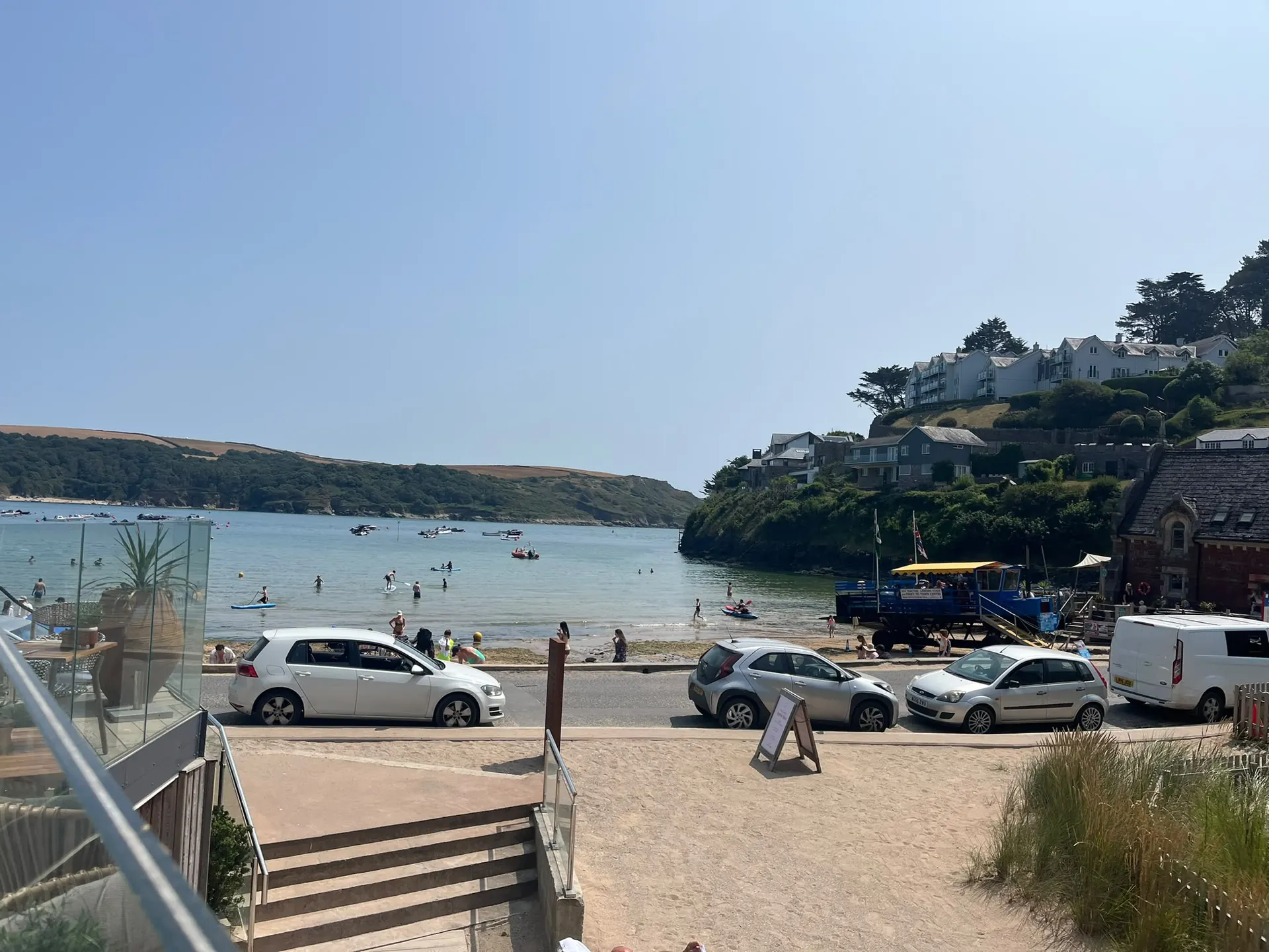 South Sands, Salcombe sheltered sandy bay in South Hams, Devon