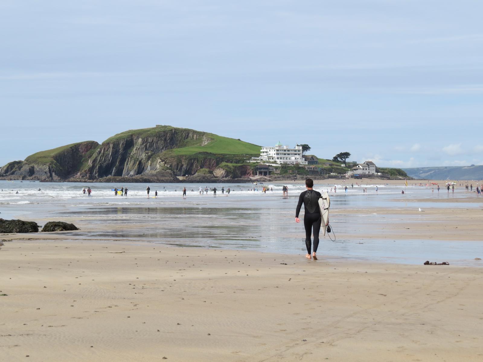 The South Devon coastline near Salcombe